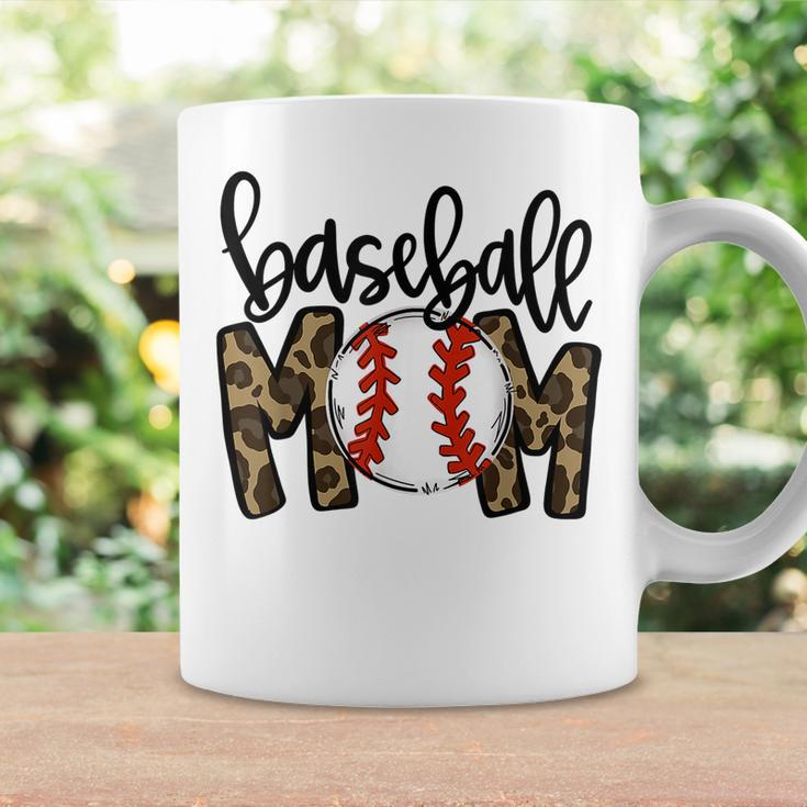 Mothers Day Baseball Mom Leopard Game Day VibesBall Mom Coffee Mug Gifts ideas