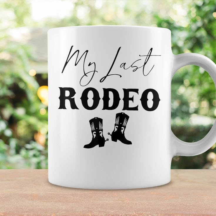 My Last Rodeo Western Cowgirl Boots Bachelorette Bride Party Coffee Mug Gifts ideas