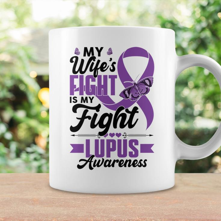 My Wifes Fight Is My Fight Lupus Awareness Month Husband Coffee Mug Gifts ideas