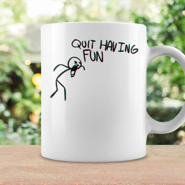 Quit Having Fun Quit Having Fun Stickman Coffee Mug Gifts ideas