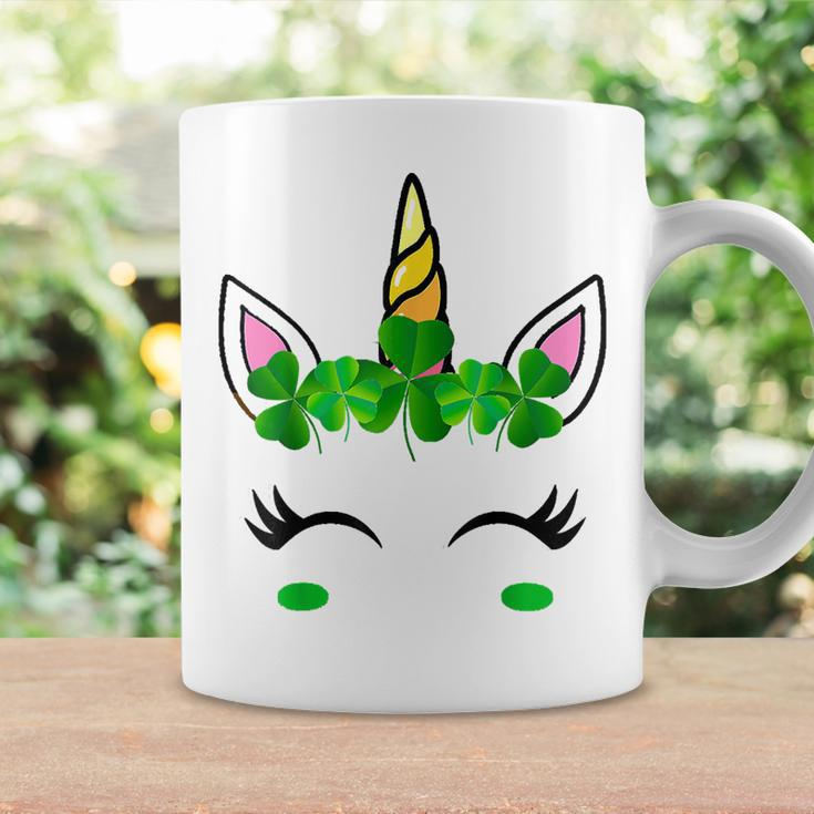 Rainbow Unicorn St Patricks Day Theme 8 9 10 12 Women Girls Coffee Mug Gifts ideas