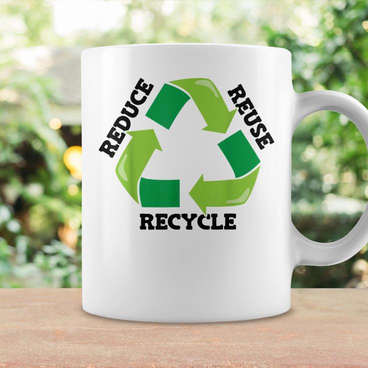 Reduce Reuse Recycle Mother Nature Advocacy Earth Day Coffee Mug | Mazezy