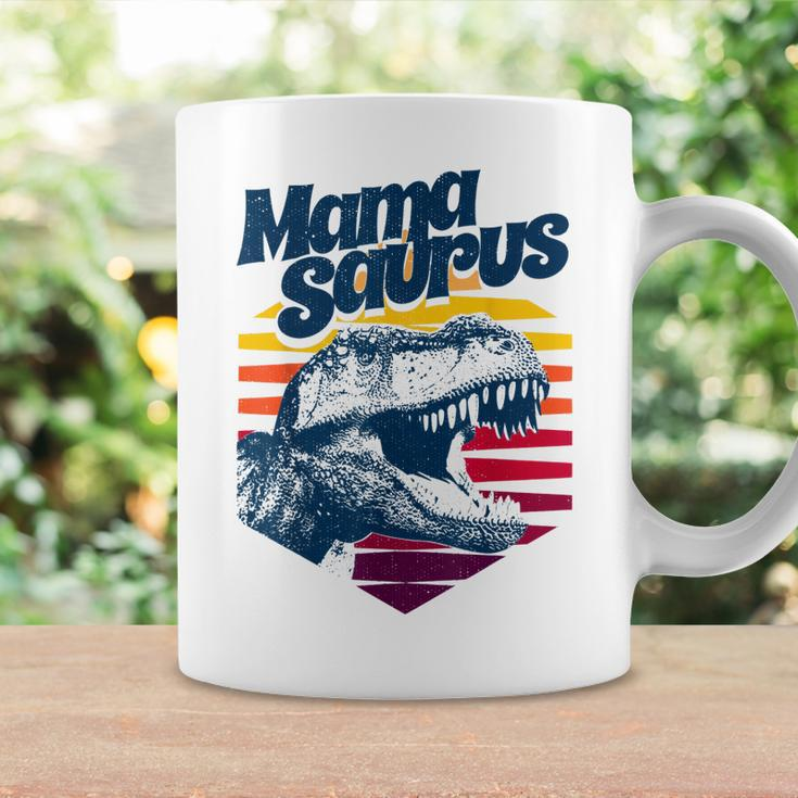 Retro Vintage T-Rex Tyrannosaurus Rex Hexagon Mamasaurus Coffee Mug Gifts ideas