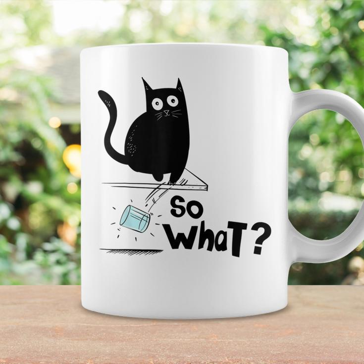 So What Funny Black Cat Cat Dad Cat Mom Kitten Coffee Mug Gifts ideas