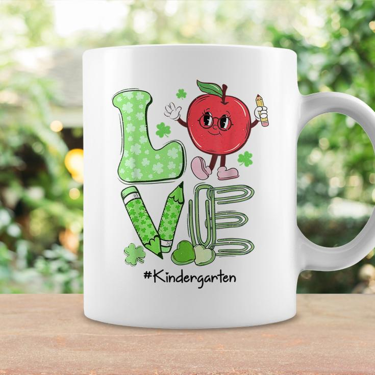 St Patricks Day Kindergarten Teacher Love Retro Groovy Coffee Mug Gifts ideas