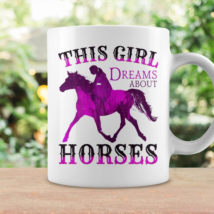 This Girl Dreams About Horses Horse Lovers & Equestrian Coffee Mug Gifts ideas