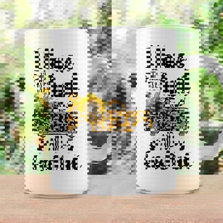Tu I Have Two Titles Aunt And Great Aunt Sunflower Truck Gift For Womens Coffee Mug Gifts ideas