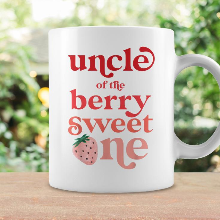 Uncle Of The Berry Sweet One Strawberry First Birthday 1St Gift For Mens Coffee Mug Gifts ideas