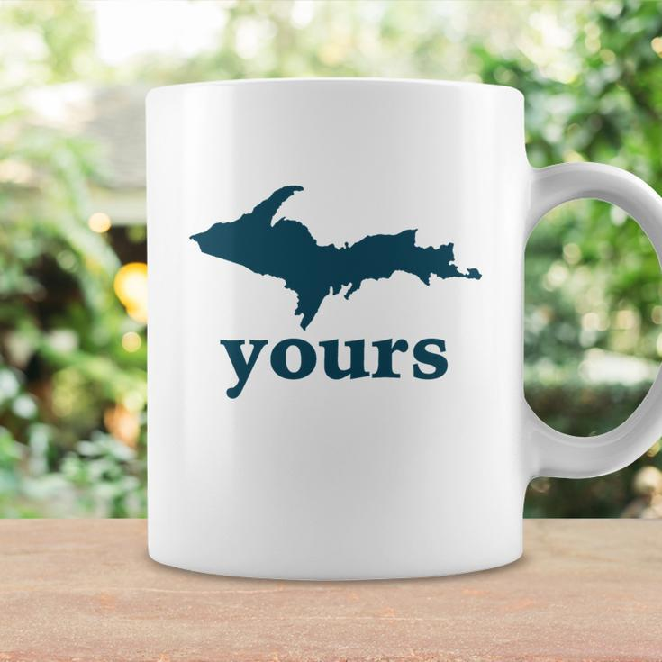 Up Yours Michigan Funny Upper Peninsula Apparel Tshirt Coffee Mug Gifts ideas
