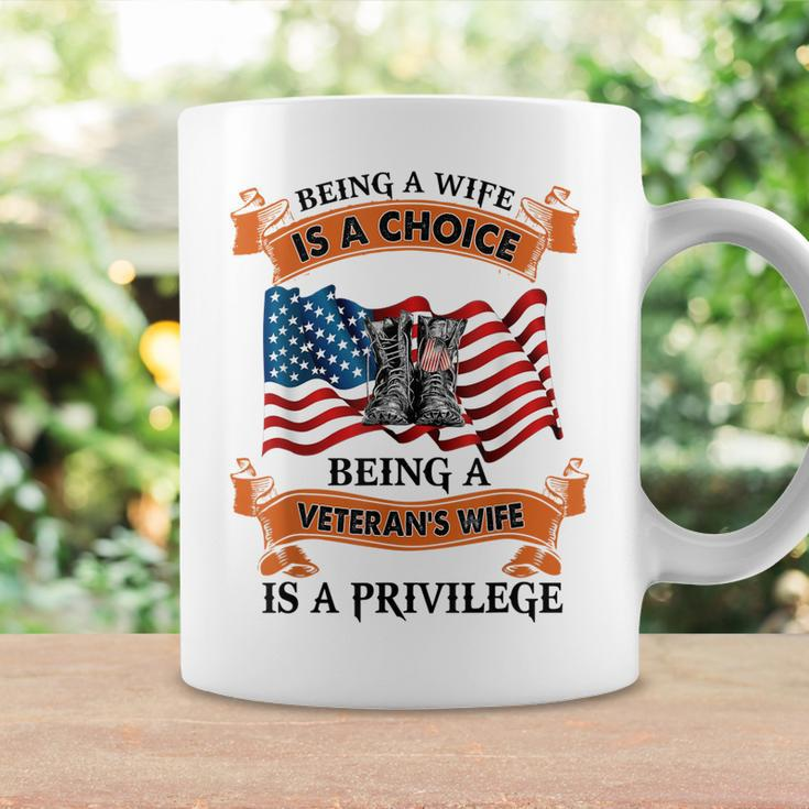Veteran Wife Privilege Veterans Day Gift Coffee Mug Gifts ideas