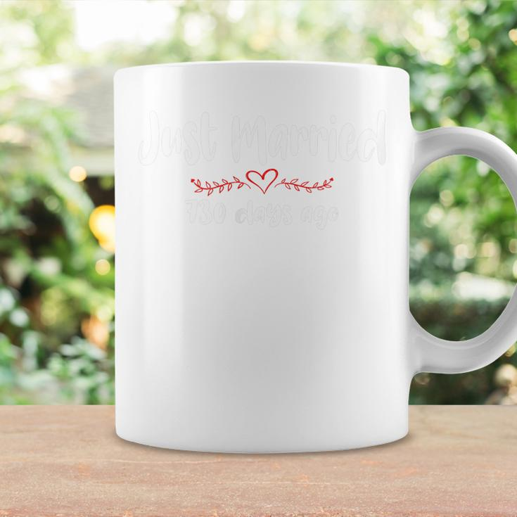 Womens Just Married 730 Days Ago - Funny 2Nd Wedding Anniversary Coffee Mug Gifts ideas