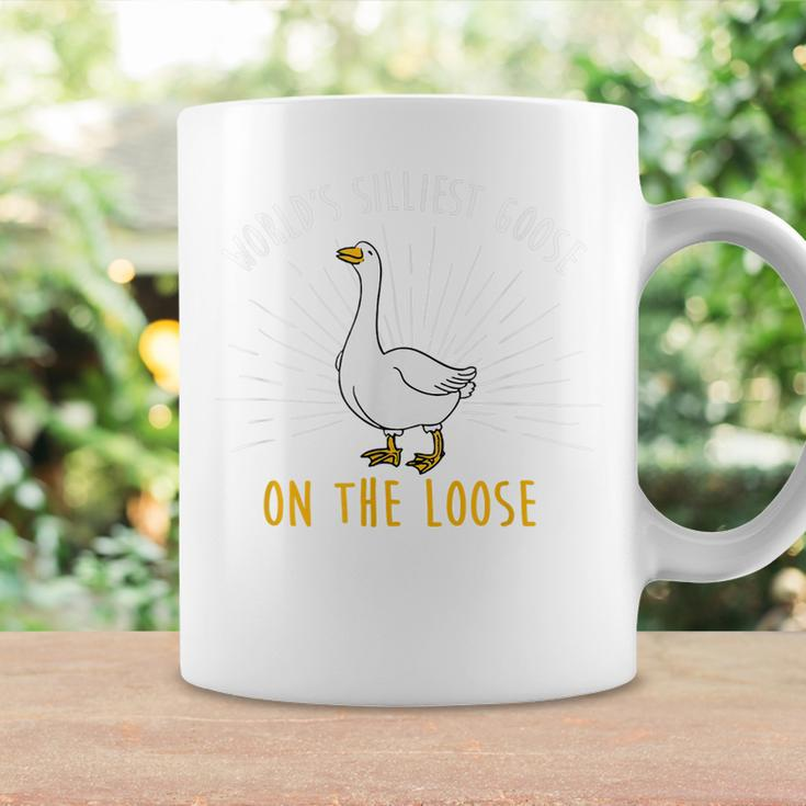 Worlds Silliest Goose On The Loose Funny Silly Coffee Mug Gifts ideas