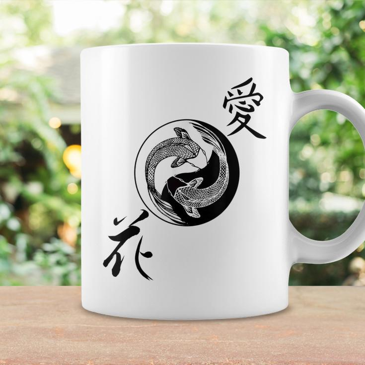 Yin Yang Koi Fish Butterfly Nishikigoi Gift Coffee Mug Gifts ideas
