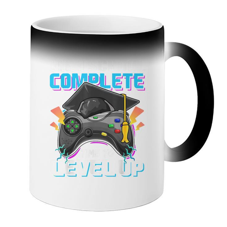 High School Level Complete Class Of 2023 Graduation Gift Boy Coffee Color Changing Mug