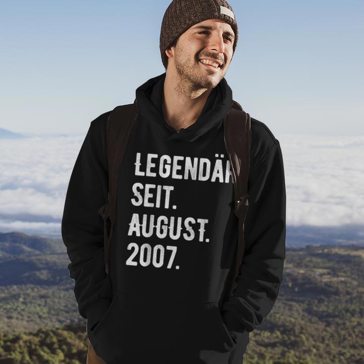 16 Geburtstag Geschenk 16 Jahre Legendär Seit August 2007 Hoodie Lebensstil