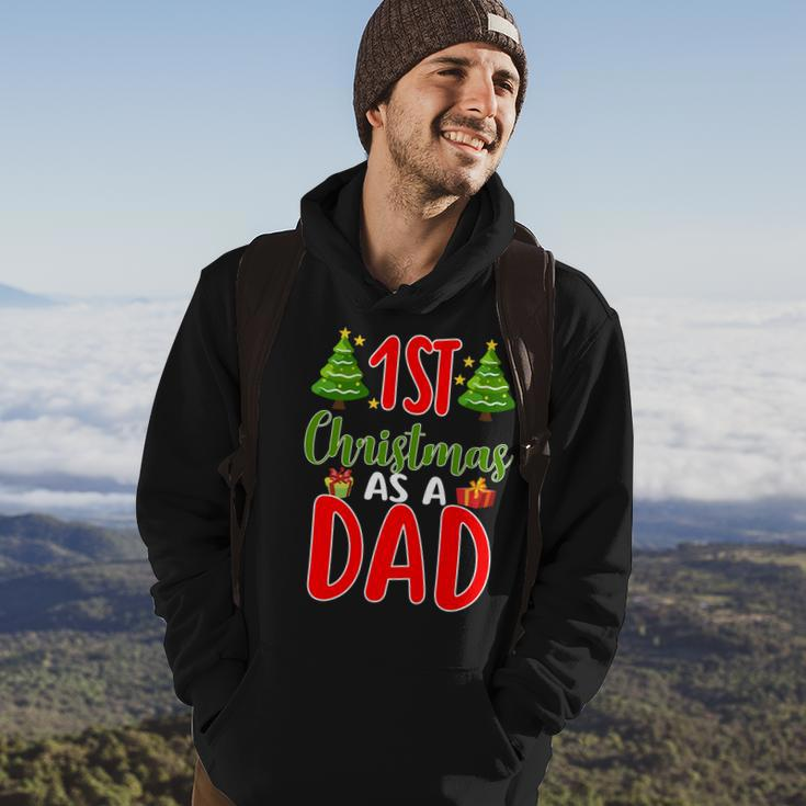 1St Christmas As A Dad Hoodie Lifestyle