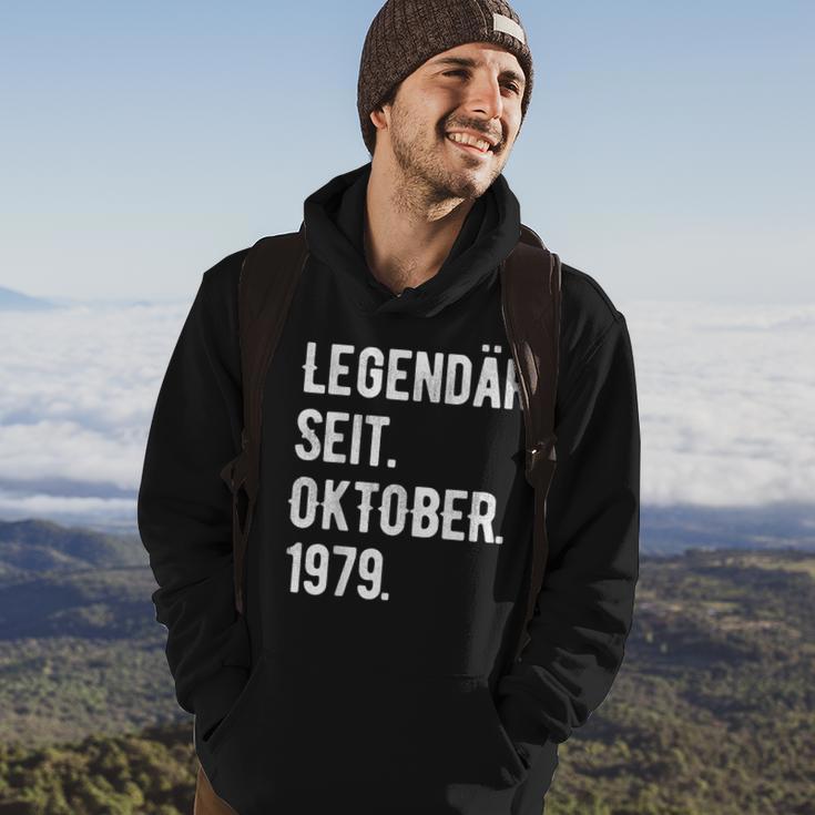 44 Geburtstag Geschenk 44 Jahre Legendär Seit Oktober 1979 Hoodie Lebensstil