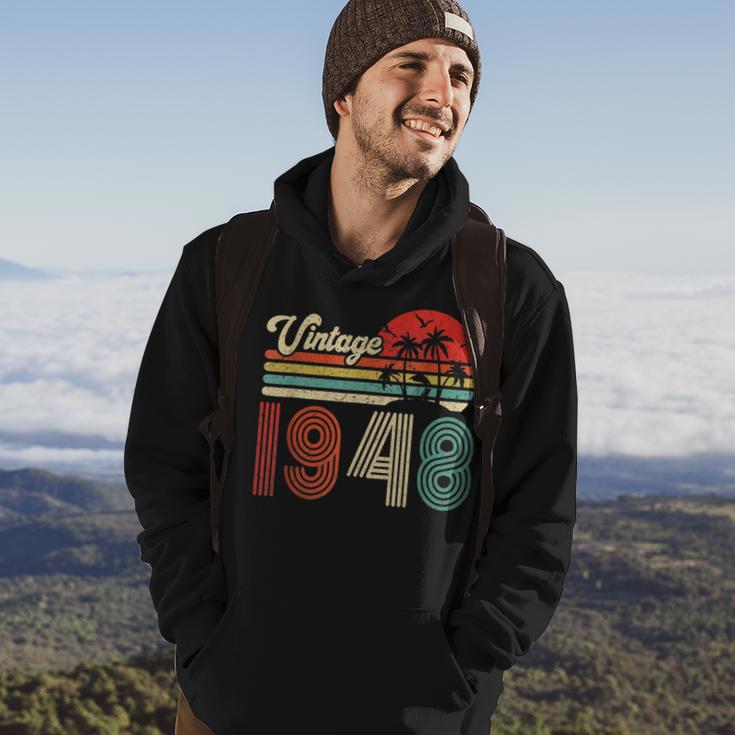 75 Jahre Vintage 1948 Hoodie, Retro Geburtstagsgeschenk für Frauen & Männer Lebensstil