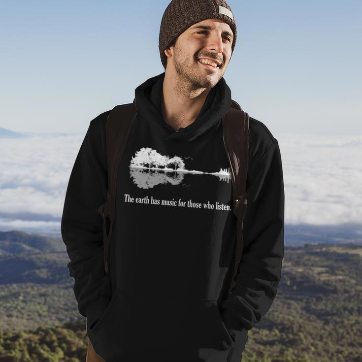 Acoustic Guitar Earth Has Music For Those Who Listen Hoodie Lifestyle