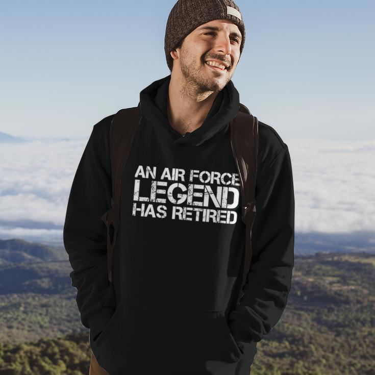 An Air Force Legend Has Retired Funny Retirement Hoodie Lifestyle