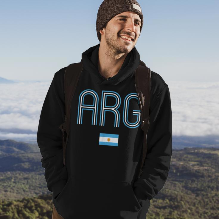 Argentina Retro Argentina Argentina Flag Proud Men Hoodie Graphic Print Hooded Sweatshirt Lifestyle