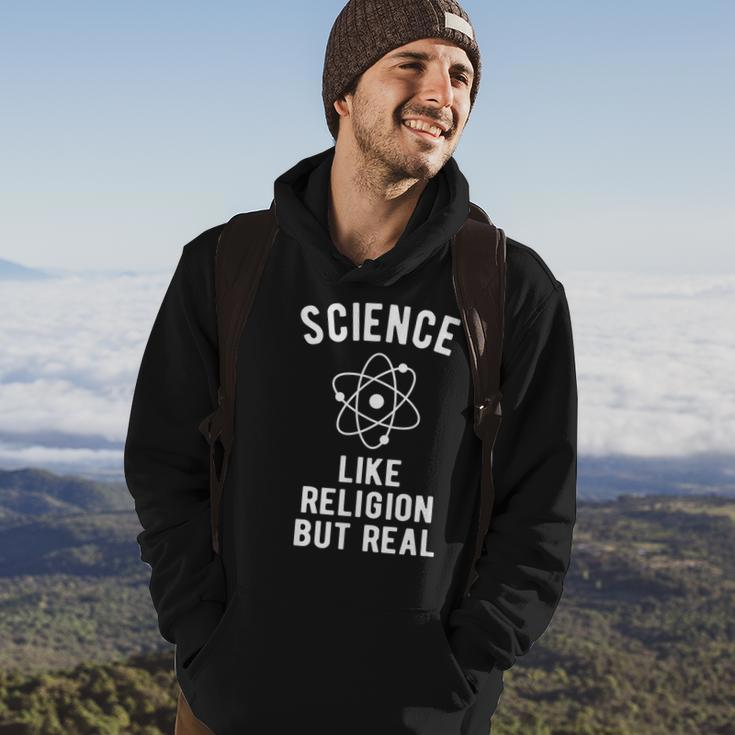 Atheist Science - Like Religion But Real Hoodie Lifestyle