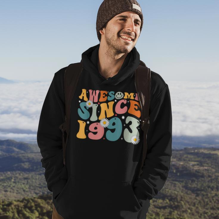 Awesome Since 1993 30Th Birthday Retro Gifts Born In 1993 Hoodie Lifestyle