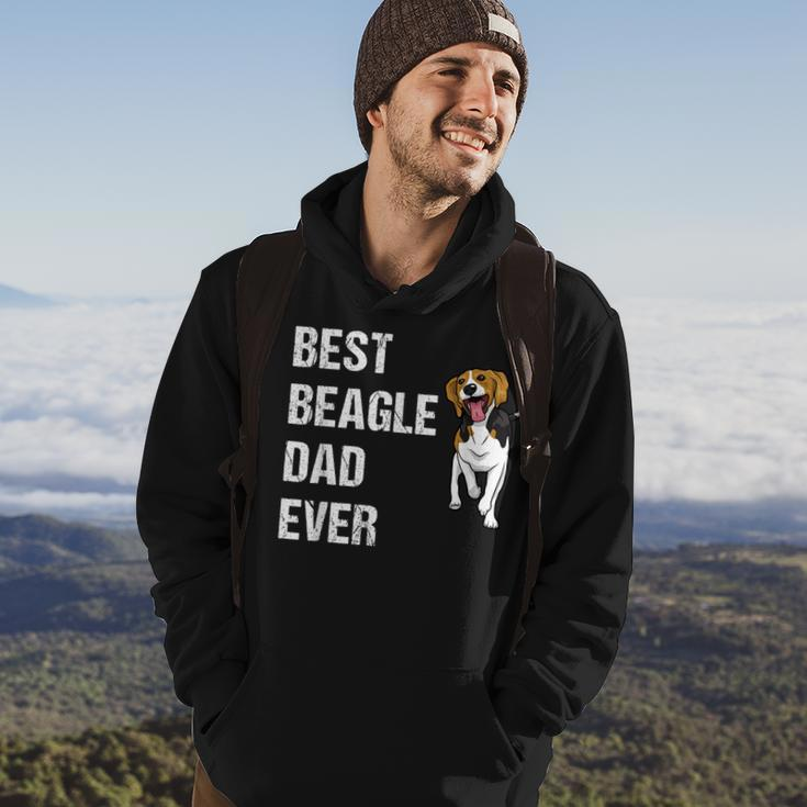 Beagle Best Beagle Dad Ever Hoodie Lifestyle