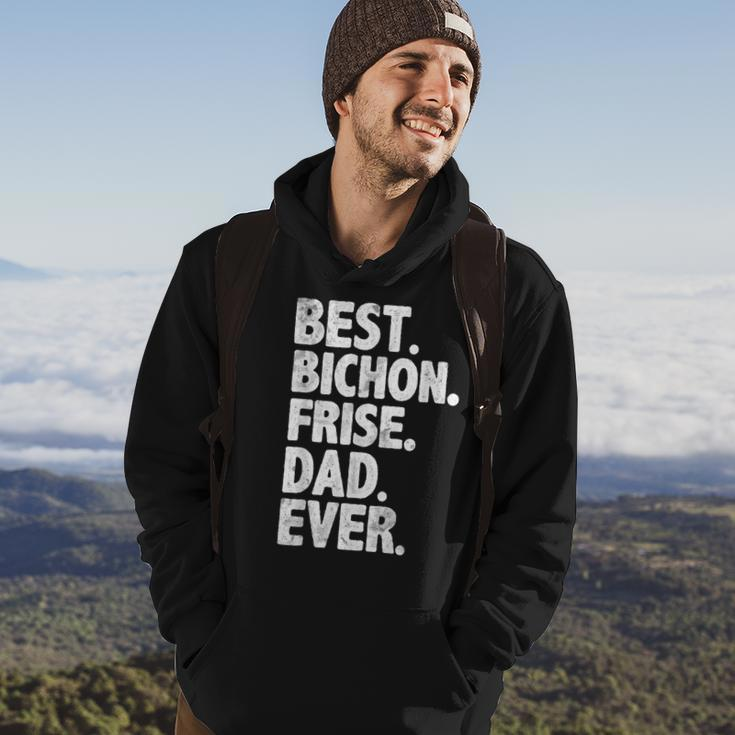 Best Bichon Frise Dad Ever Funny Dog Owner Daddy Cool Father Hoodie Lifestyle