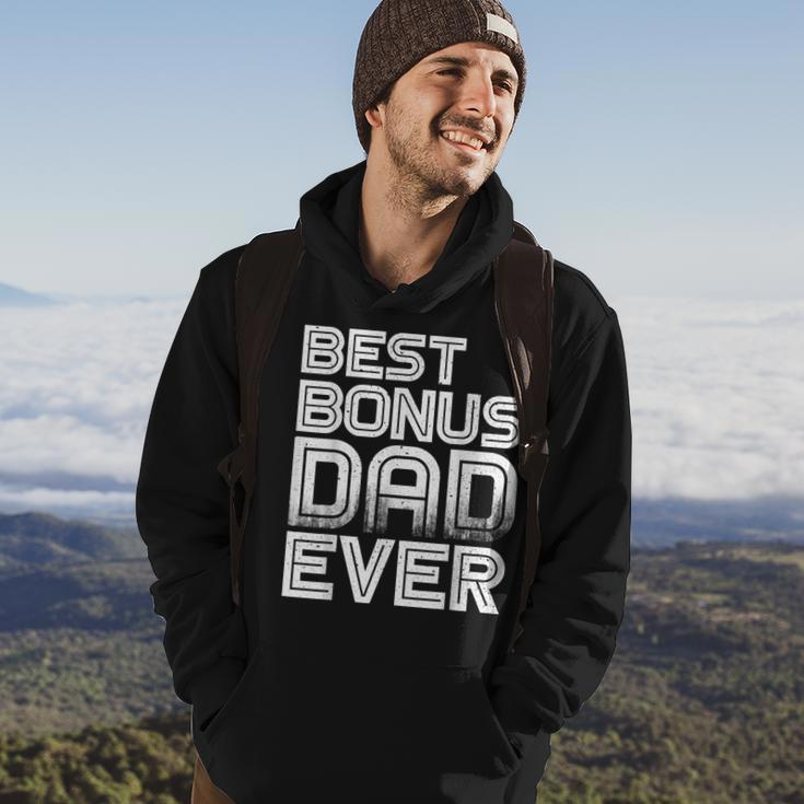 Best Bonus Dad Ever Retro Fathers Gift Idea Gift For Mens Hoodie Lifestyle