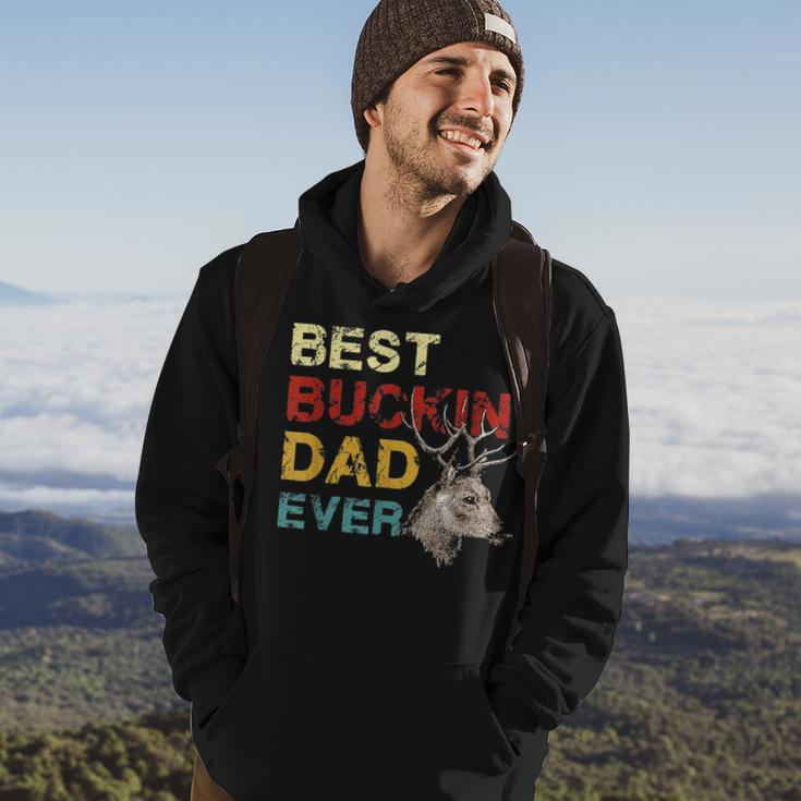 Best Buckin Dad Ever Deer Hunting Fathers Day Gift V3 Hoodie Lifestyle