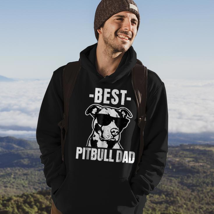 Best Pitbull Dad Funny Pit Bull Dog Mens Gift For Mens Hoodie Lifestyle