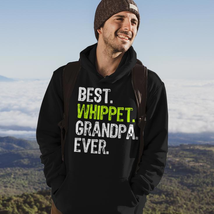 Best Whippet Grandpa Ever Dog Lover Gift Hoodie Lifestyle