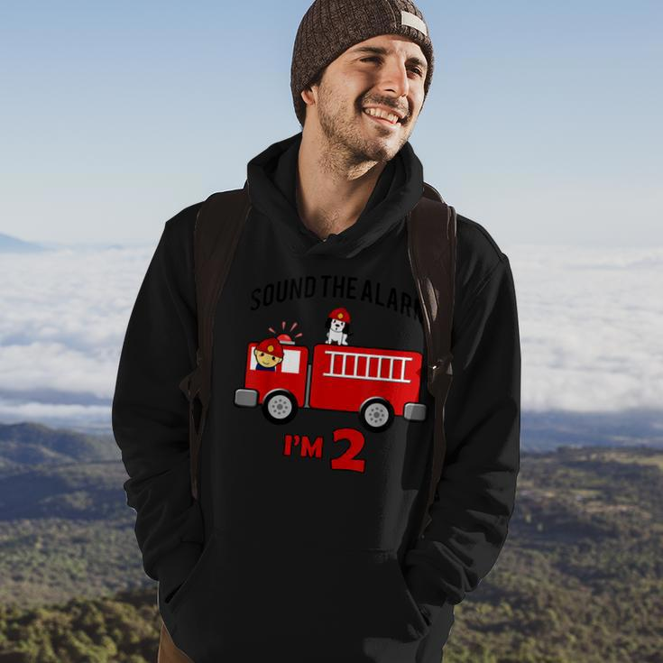 Birthday 2 Year Old Fire Fighter Truck | Firetruck Hoodie Lifestyle