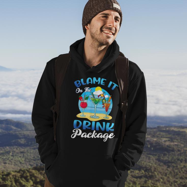 Blame It On The Drink Package Cruise Drinking Beach Hoodie Lifestyle