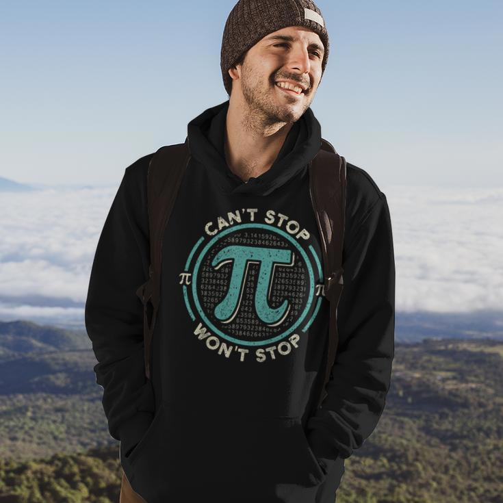 Cant Stop Pi Wont Stop Math Pi Day V2 Hoodie Lifestyle