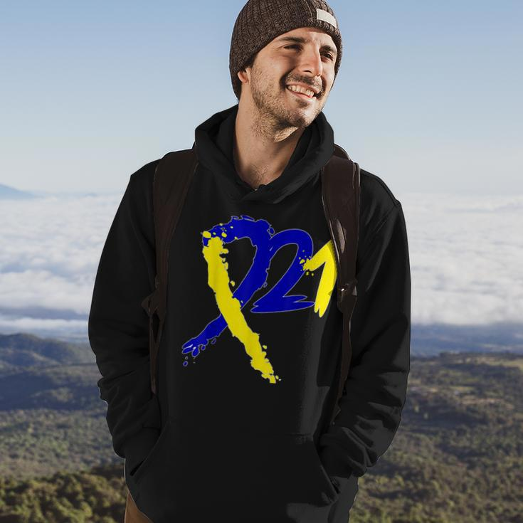 Chromosomes 21 Down Syndrome Gear - World Down Syndrome Day Hoodie Lifestyle