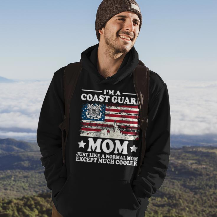Coast Guard Mom American Flag Military Family Gift Gift For Womens Hoodie Lifestyle