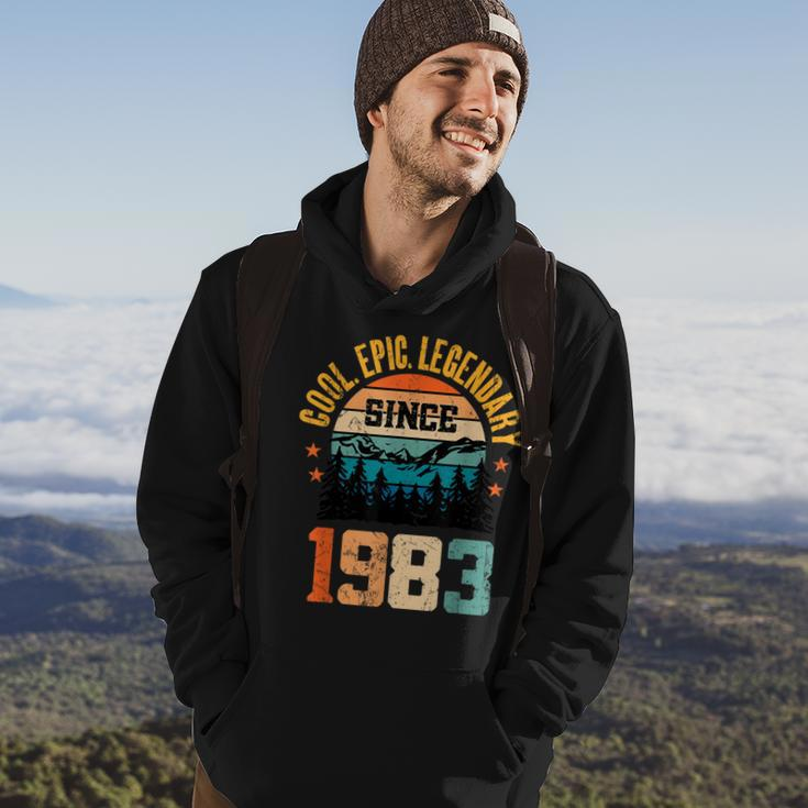 Cool Epic Legendary Since 1983 - 40Th Birthday Hoodie Lifestyle