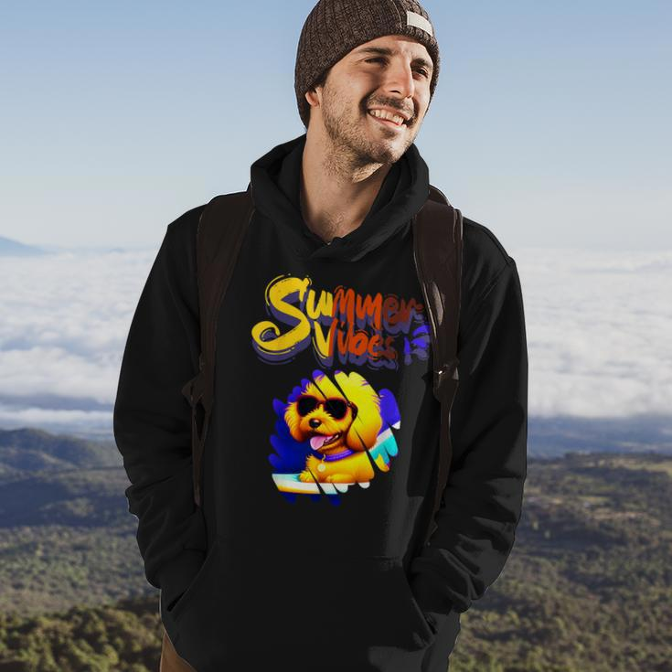 Cute Golden Retriever | Summer Vibes | Dog Wearing Glasses Hoodie Lifestyle