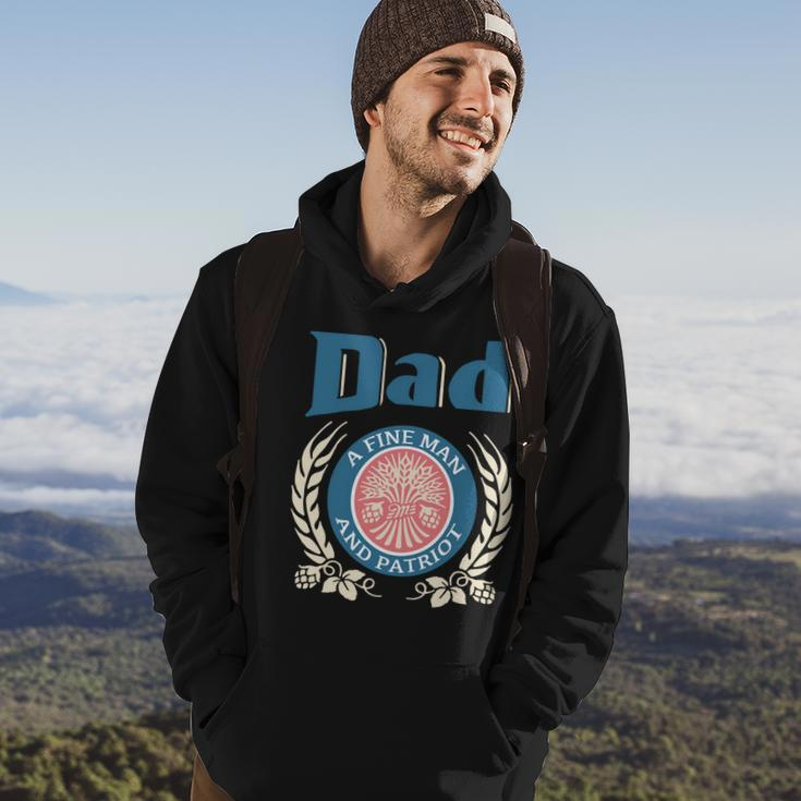 Dad A Fine Man And Patriot Hoodie Lifestyle