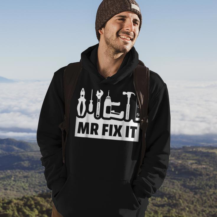 Dad Mr Fix It Funny Fathers Day For Father Of A Son Daddy Gift For Mens Hoodie Lifestyle