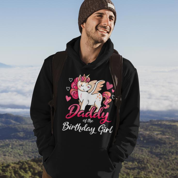Daddy Of The Birthday Girl Father Gifts Unicorn Birthday Hoodie Lifestyle