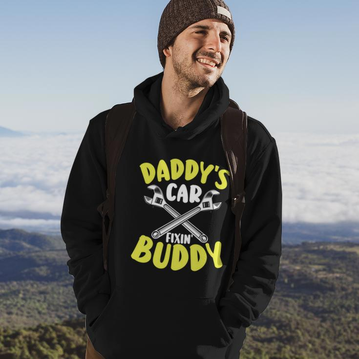 Daddys Car Fixing Buddy Mechanic Car Guy Dad Fathers Day Cool Gift Hoodie Lifestyle