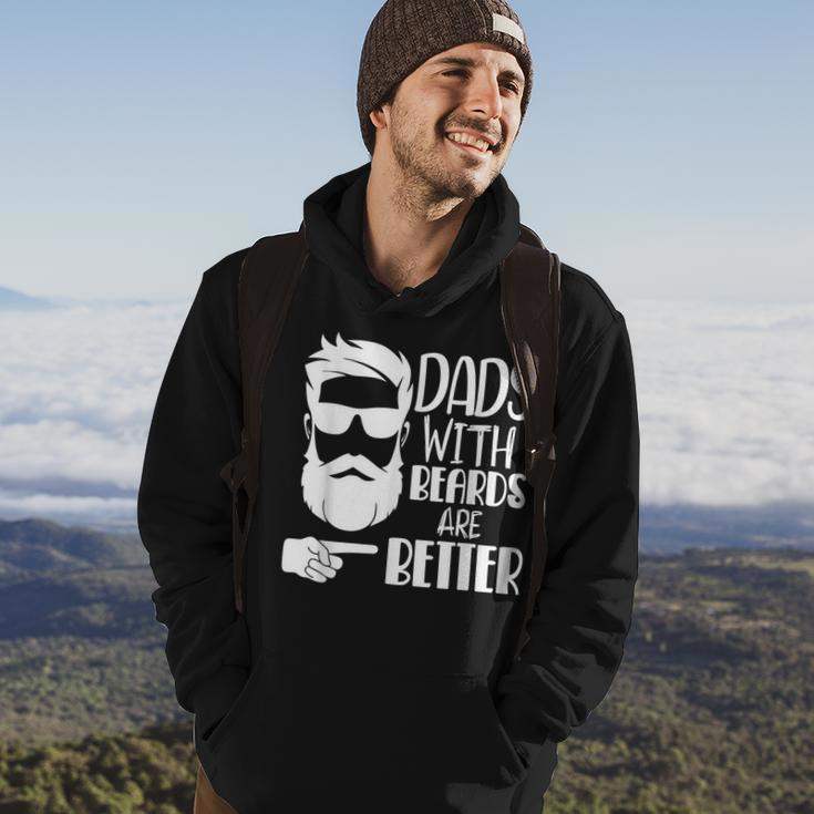 Dads With Beards Are Better Funny For Dad Father Papa Hoodie Lifestyle
