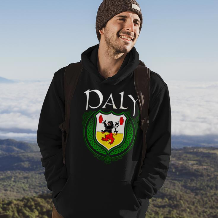 Daly Surname Irish Last Name Daly Family Crest Hoodie Lifestyle
