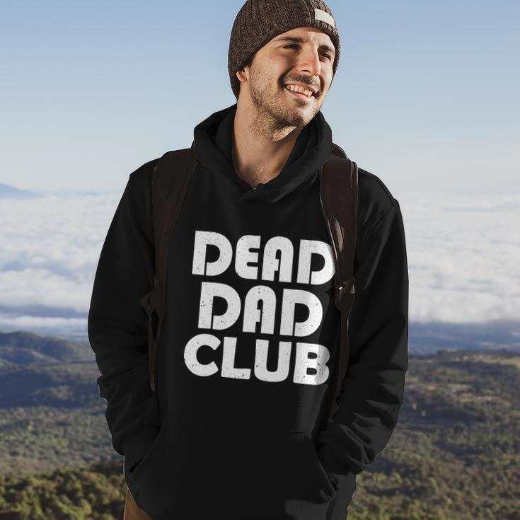 Dead Dad Club Vintage Funny Saying Dead Dad Club Hoodie Lifestyle