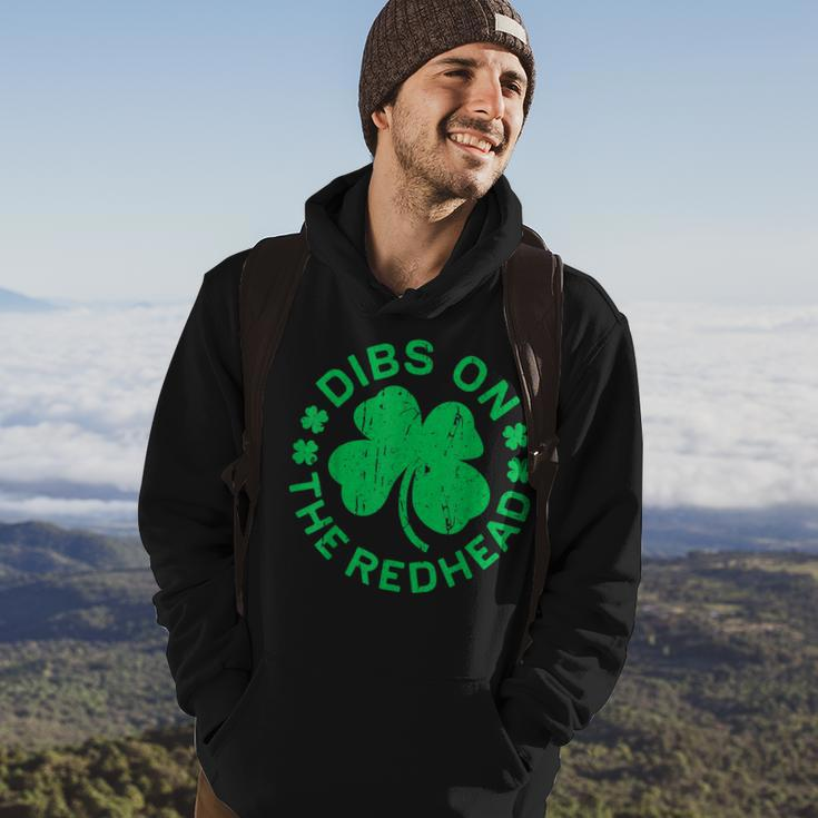 Dibs On The Redhead St Patricks Day Drinking Gift Hoodie Lifestyle
