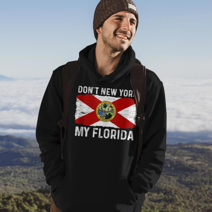 Dont New York My Florida State Flag Vintage Style Funny Hoodie Lifestyle