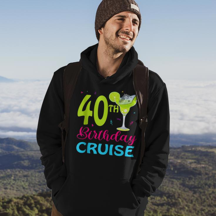 Drinking Party 40Th Birthday Cruise Vacation Squad Cruising Hoodie Lifestyle